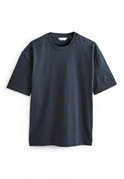 Next HEAVYWEIGHT - T-Shirt Basic - Navy Blue | Herren -Next Verkäufe 2022 000465e752ec4ec39292693c711b8d77