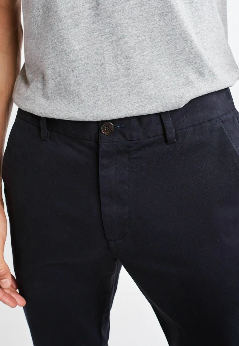 Next Herren Chino - Navy Blue Elasticated Waist 3 Next Herren Chino - Navy Blue Elasticated Waist – Bild 3