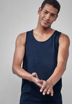 Next Herren Top - Mottled Blue