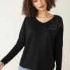 Next Damen LONG SLEEVE DOLMAN - Tunika - Black
