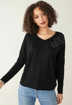 Next Damen LONG SLEEVE DOLMAN - Tunika - Black