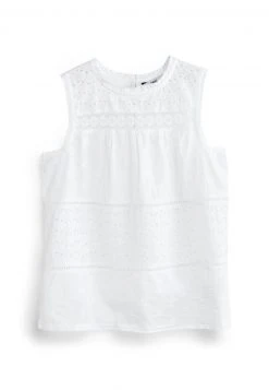 Next Damen SLEEVELESS - Bluse - White