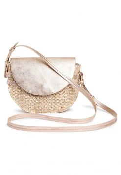 Next Damen SADDLE - Umhängetasche - Natural Metallic