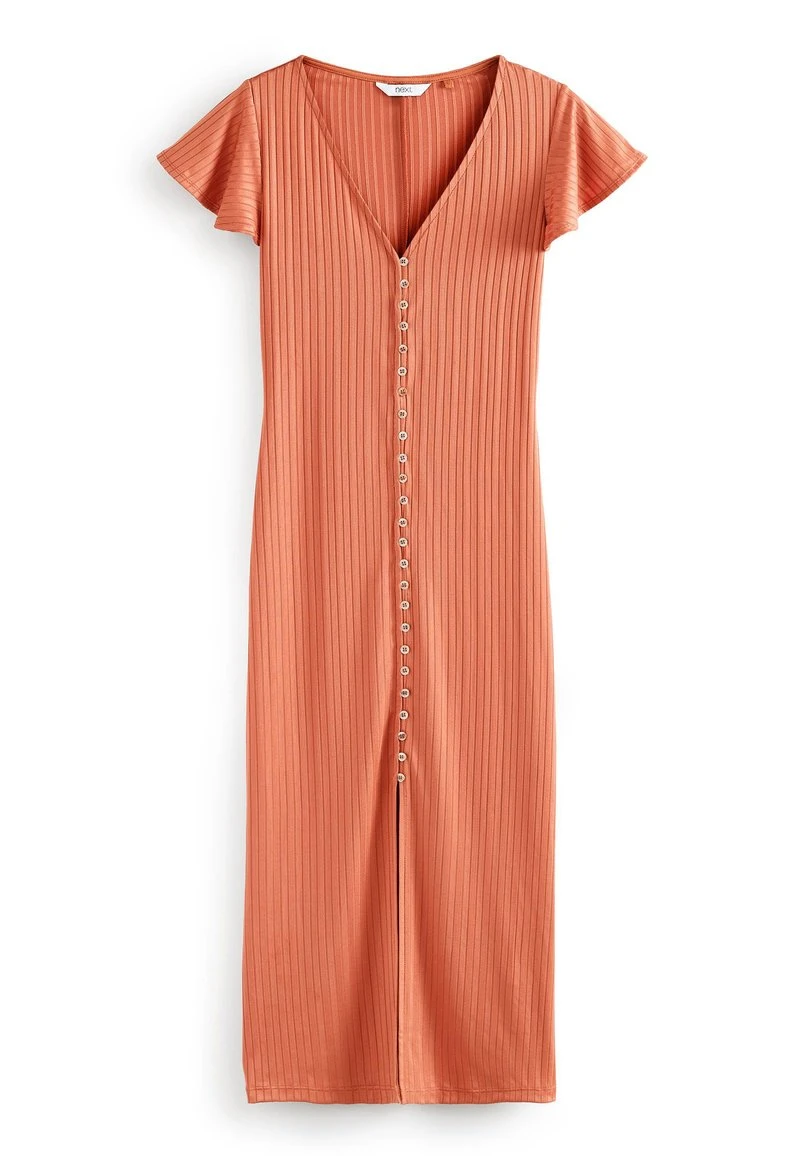 Next Damen SHORT SLEEVE - Freizeitkleid - Tan Brown 1 Next Damen SHORT SLEEVE - Freizeitkleid - Tan Brown