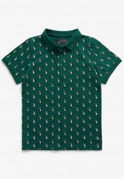 Next Kinder ALL OVER PRINT SLEEVE - Poloshirt - Green