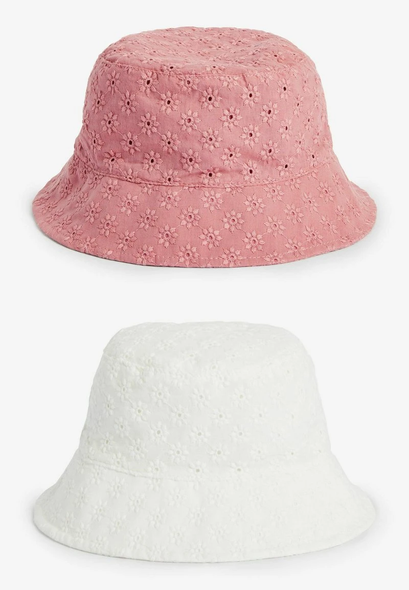 Next 2 PACK BRODERIE BUCKET - Hut - Pink White | Kinder 1 Next 2 PACK BRODERIE BUCKET - Hut - Pink White | Kinder