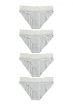 Next Damen 4 PACK - Slip - Grey