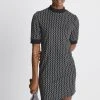 Next Damen SHORT SLEEVE - Strickkleid - Black