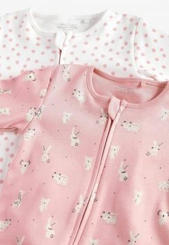 Next Kinder 2 PACK - Strampler - Mottled Light Pink -Next Verkäufe 2022 04bbb41da22e419d93597d63b6f3a04f