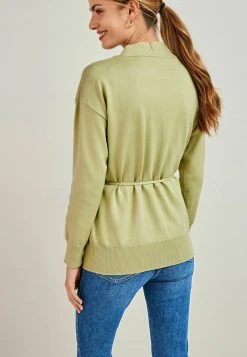 Next Damen TIE WAIST - Strickjacke - Sage Green -Next Verkäufe 2022 04de071b40054370960c343a8b0f342d
