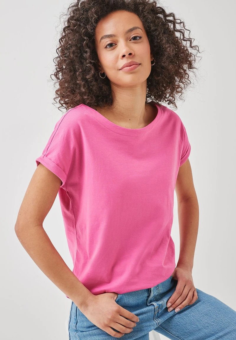 Next Damen T-Shirt Basic - Pink 3 Next Damen T-Shirt Basic - Pink – Bild 3