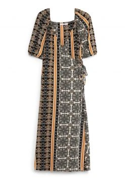 Next Damen WRAP - Freizeitkleid - Black Scarf Print