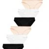 Next Damen COTTON KNICKERS 7 PACK-HIGH LEG - Slip - Black