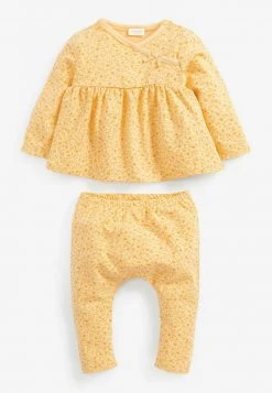 Next 4 PIECE LONG SLEEVE WRAP SET - Stoffhose - Yellow Cream Baby | Kinder -Next Verkäufe 2022 0618cf2d736b4740a103344ab5c75e75