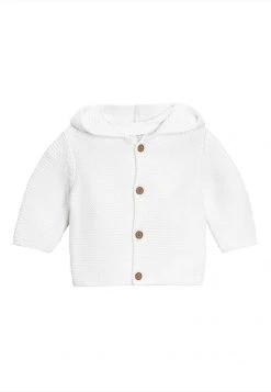 Next UNISEX - Strickjacke - White