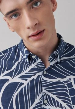 Next SHORT SLEEVE - Hemd - Dark Blue | Herren -Next Verkäufe 2022 062958a700bb4d56a9b2da3055e20fa9