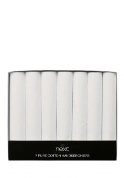 Next Herren HANDKERCHIEFS 7 PACK - Sonstige Accessoires - White