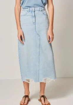Next Damen Jeansrock - Bleach