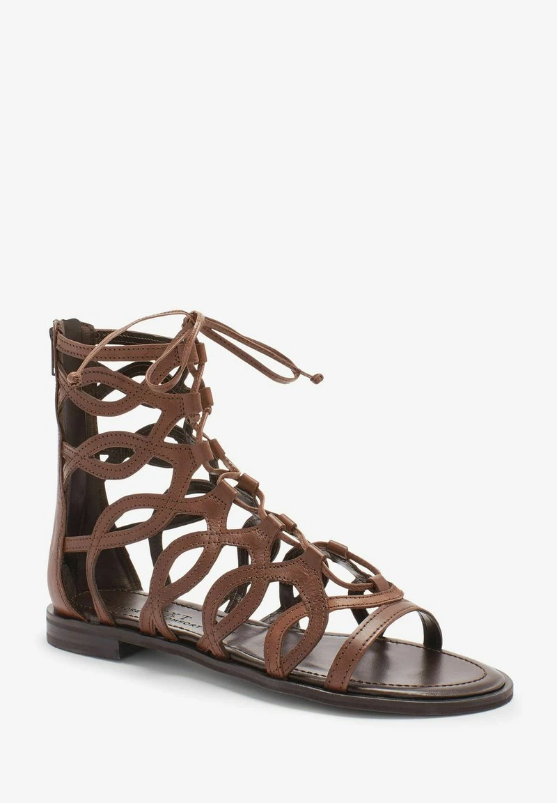 Next CAGED GLADIATOR - Riemensandalette - Tan Brown | Damen 4 Next CAGED GLADIATOR - Riemensandalette - Tan Brown | Damen – Bild 4