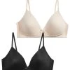 Next Kinder 2 PACK - Push-up BH - Black