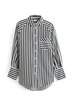 Next STRIPE OVERSIZE - Hemdbluse - Monochrome | Damen -Next Verkäufe 2022 06d44ab07e6d48088d5d399de2d2a4f7