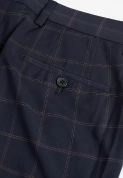 Next Herren CHECK SKINNY FIT - Stoffhose - Dark Blue -Next Verkäufe 2022 06fa005a024e47a9981a6b021665af2b