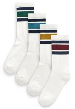 Next Herren 4 PACK - Socken - Off White