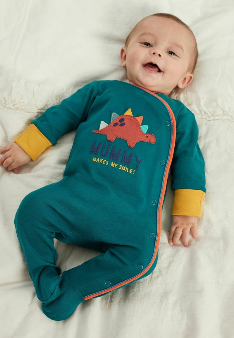 Next Kinder DINOSAUR - Strampler - Blue 2 Next Kinder DINOSAUR - Strampler - Blue – Bild 2