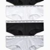 Next Damen 4 PACK - Slip - Black