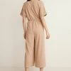 Next Damen KIMONO SHORT SLEEVE - Jumpsuit - Neutral
