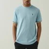 Next Herren STAG - T-Shirt Basic - Light Blue Tipped