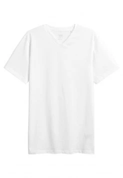 Next Herren V-NECK T-SHIRT-SLIM FIT - T-Shirt Basic - White 7 Next Herren V-NECK T-SHIRT-SLIM FIT - T-Shirt Basic - White -Next Verkäufe 2022 084234aad479497bb29037bce51a874e