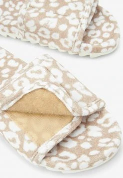 Next TOWEL - Hausschuh - Brown, White | Damen -Next Verkäufe 2022 0849f728beae4f76b53213476dc8a096