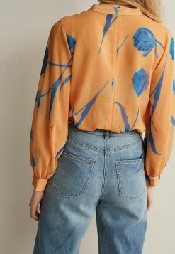 Next Damen TRIM DETAIL - Hemdbluse - Orange/blue Floral -Next Verkäufe 2022 0859ab2fdad24571a634c3b64312cc6f