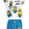 Next Kinder MINIONS SET 2 In 1 - Shorts - White Blue