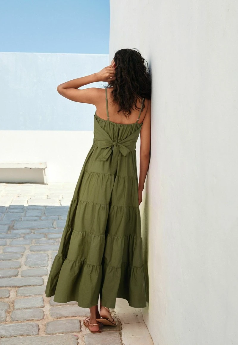 Next Maxikleid - Khaki Green | Damen 2 Next Maxikleid - Khaki Green | Damen – Bild 2