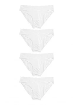 Next Damen 4 PACK - Slip - White -Next Verkäufe 2022 08df4250f5d44689a117aa6c9dd96141