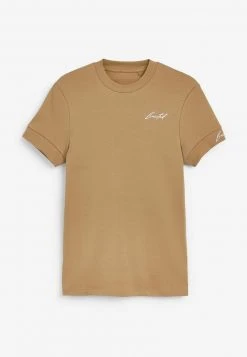 Next Herren SLOGAN SHORT SLEEVE - T-Shirt Print - Tan -Next Verkäufe 2022 09228415ce9d4879a1fed517725735d5