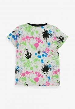 Next Kinder 3 PACK SHORT SLEEVE - T-Shirt Print - Grey -Next Verkäufe 2022 093a834058e04e85946b000524e98244