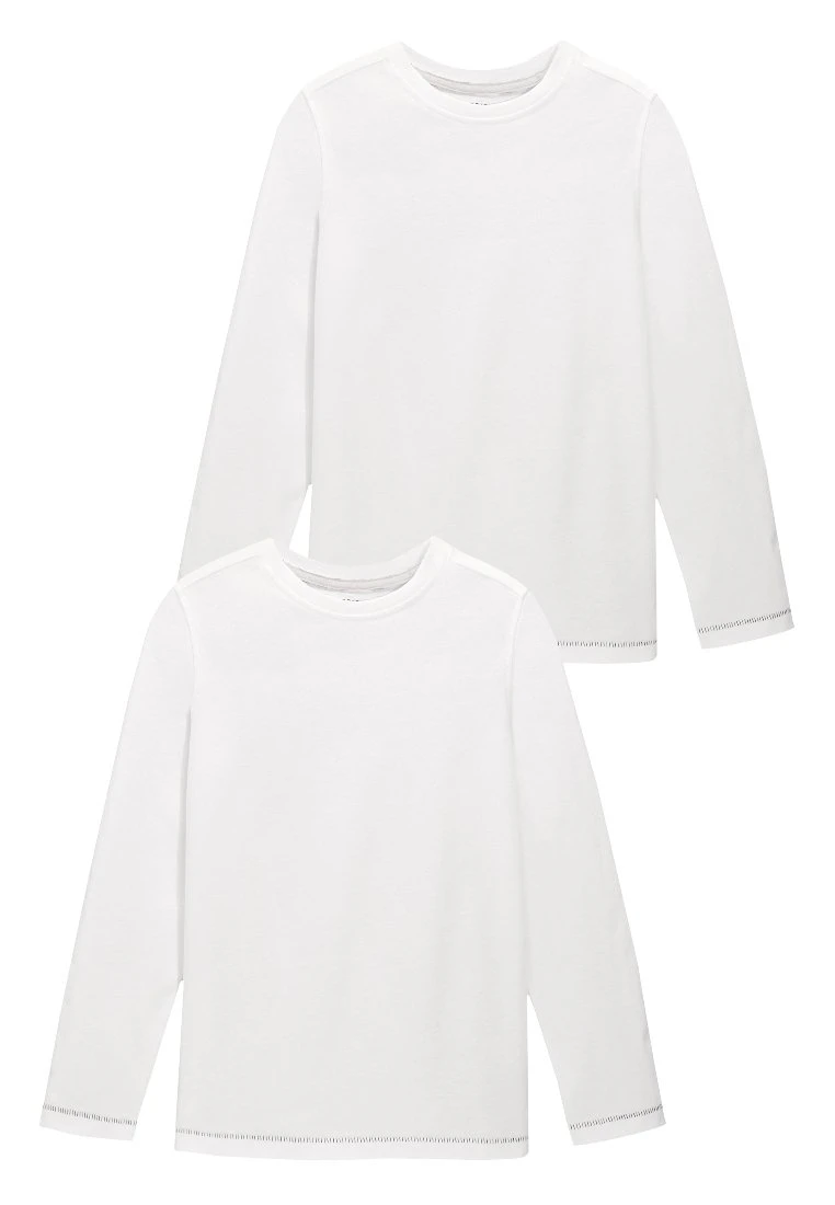 Next Kinder 2 PACK - Langarmshirt - White 1 Next Kinder 2 PACK - Langarmshirt - White