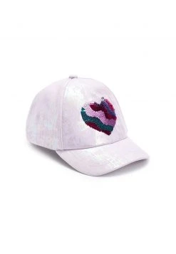 Next Kinder SEQUIN HEART - Cap - Lilac Purple