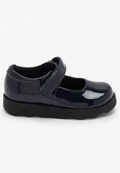 Next Kinder PATENT MARY JANE - Lauflernschuh - Dark Blue