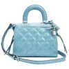 Next Damen QUILTED MINI - Handtasche - Blue