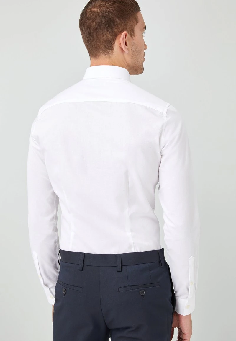 Next Herren SLIM FIT - Businesshemd - White 2 Next Herren SLIM FIT - Businesshemd - White – Bild 2