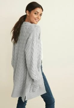 Next Damen CABLE - Strickjacke - Grey Marl -Next Verkäufe 2022 0a8013ef71ae46b0b802d84f99c06a75