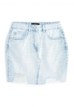 Next Damen RIPPED DENIM MINI - Jeansrock - Bleach -Next Verkäufe 2022 0a82a0cd9a4f4e8682d886219fc6c21d
