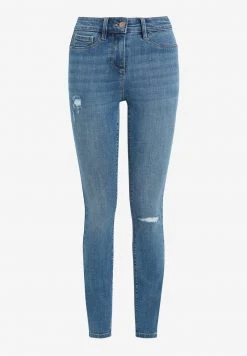 Next Damen POWER STRETCH - Jeans Slim Fit - Destroyed Denim -Next Verkäufe 2022 0a87db83364b4be4a525b9ef6bc3da0b