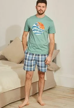 Next Herren SET - Nachtwäsche Set - Blue Graphic Check -Next Verkäufe 2022 0af5b7dc6f0948978b24fb6005378e38