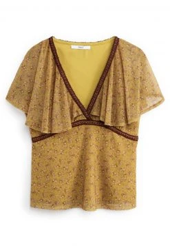 Next Damen FLUTED - Bluse - Ochre Yellow Ditsy Printed -Next Verkäufe 2022 0b0f1e6dce6c43549e96c76e7b49a476
