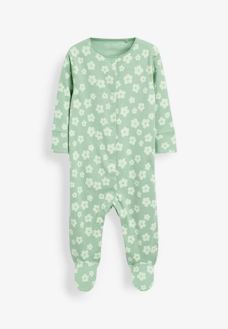 Next Kinder Strampler - Pink/green Floral Baby 2 Next Kinder Strampler - Pink/green Floral Baby – Bild 2